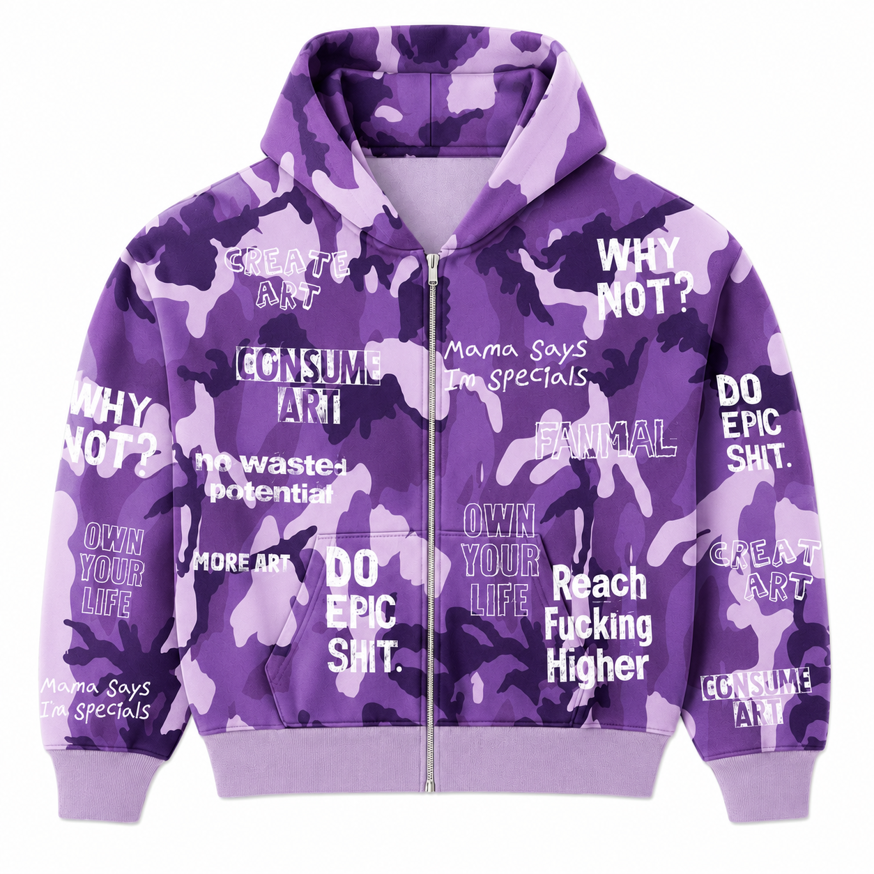 CANVAS CAMO HOODIE
