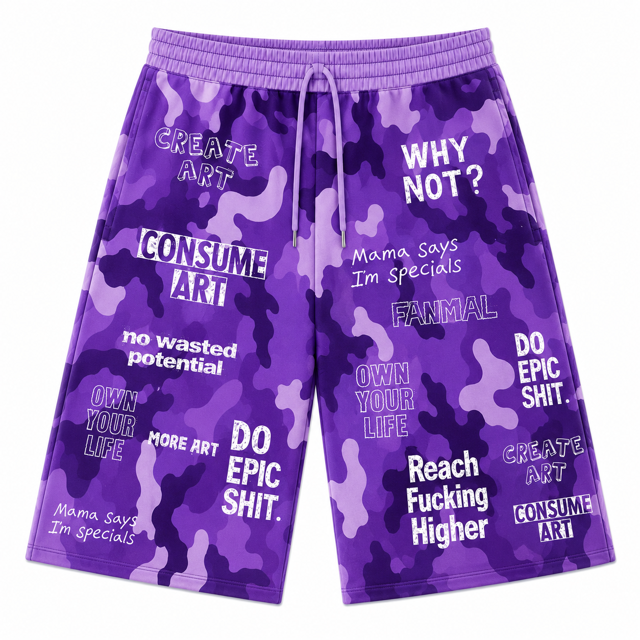 CANVAS CAMO SHORTS