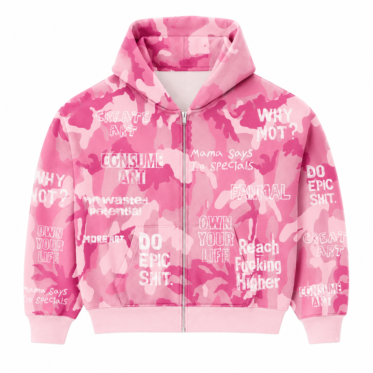 CANVAS CAMO HOODIE