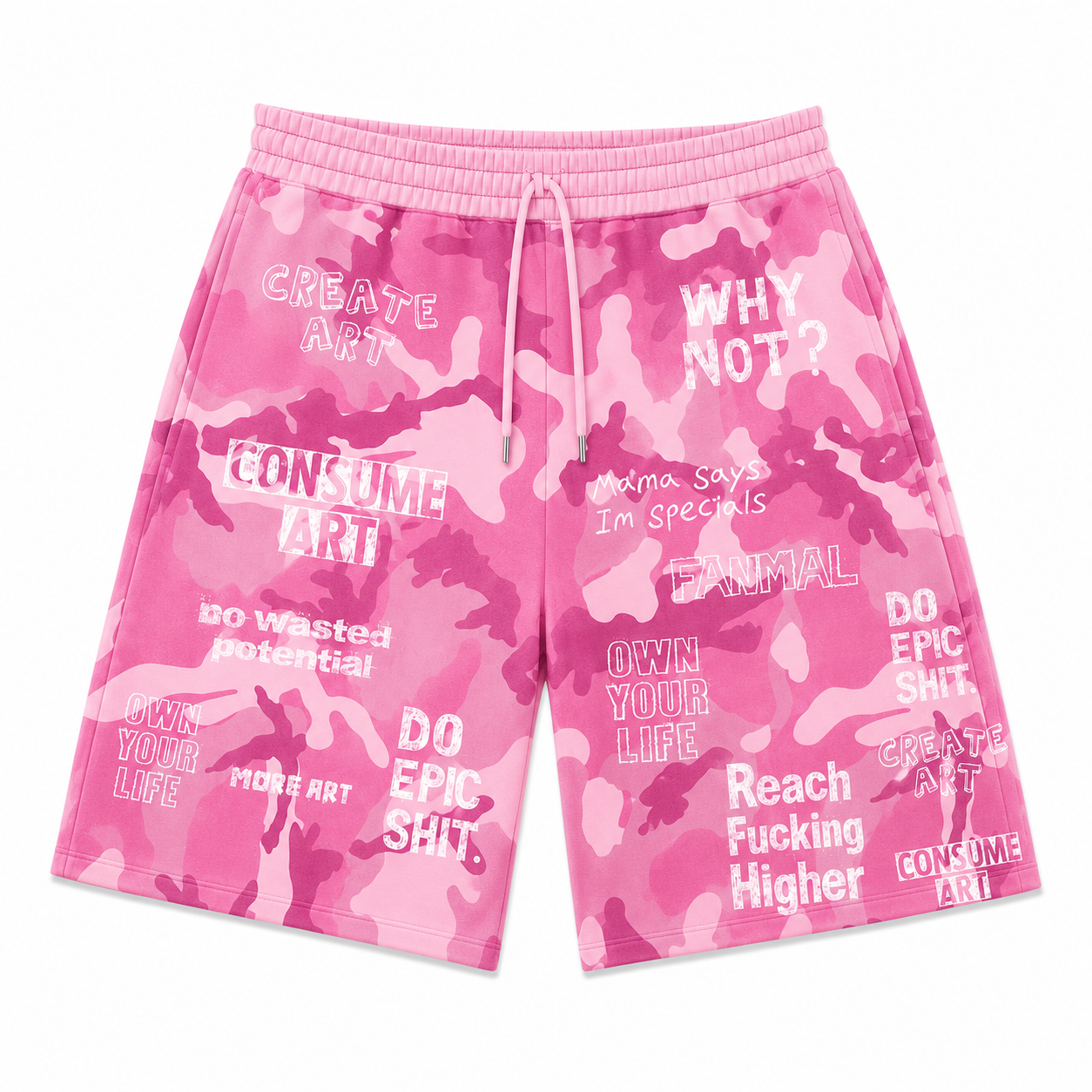 CANVAS CAMO SHORTS
