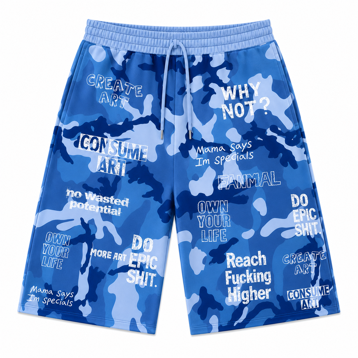 CANVAS CAMO SHORTS