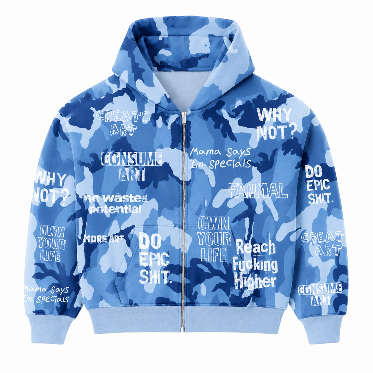 CANVAS CAMO HOODIE